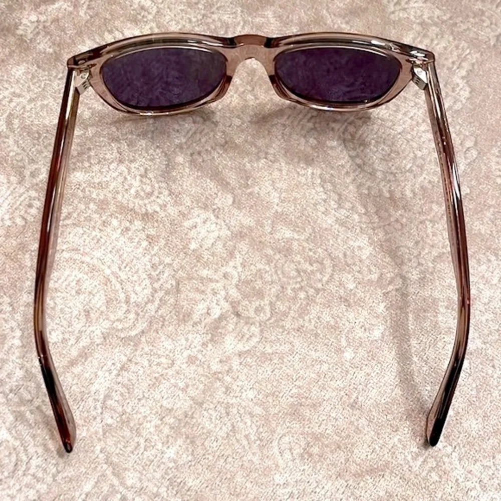 Brand New DIFF Eyewear Kota Polarized Sunglasses Mirrored Lens Translucent Frame